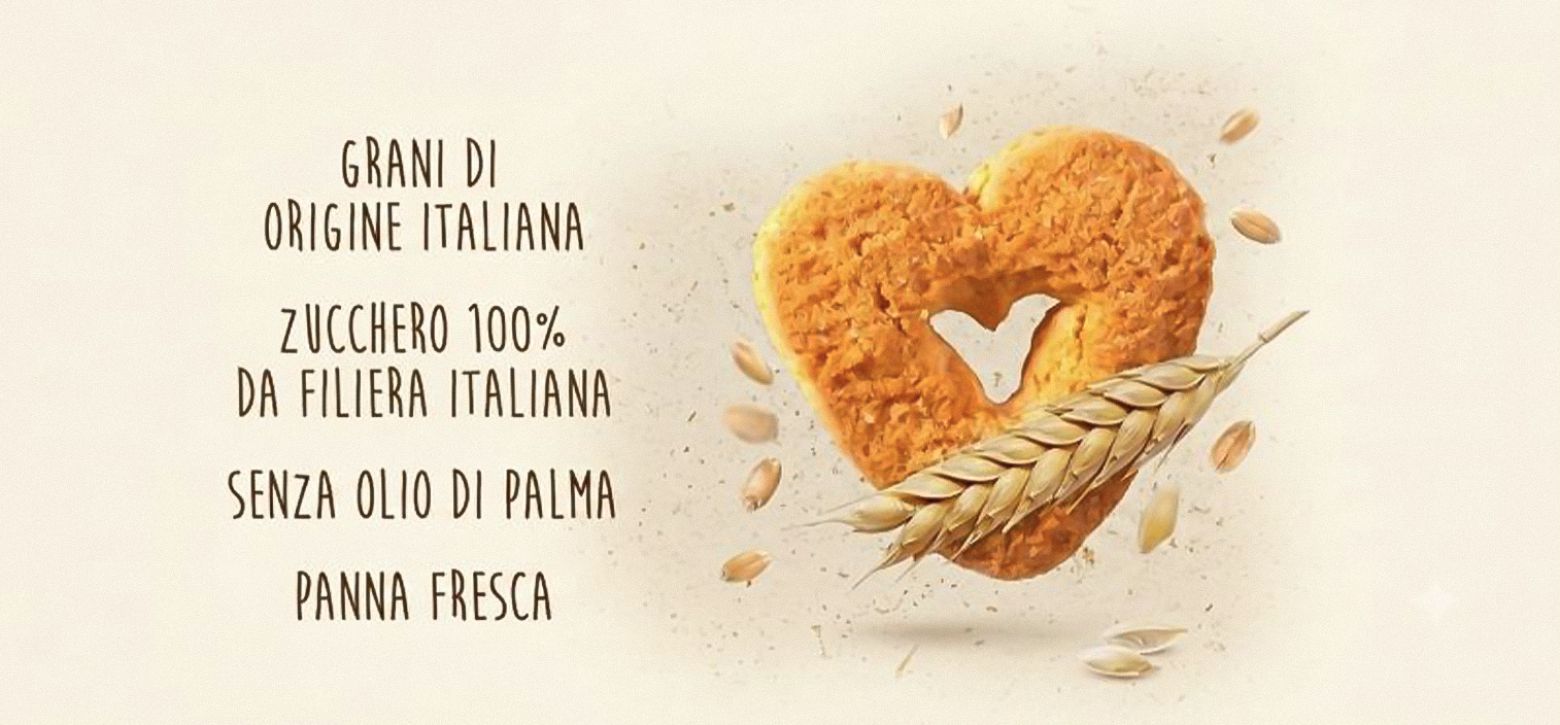 Cuore di panna con panna fresca